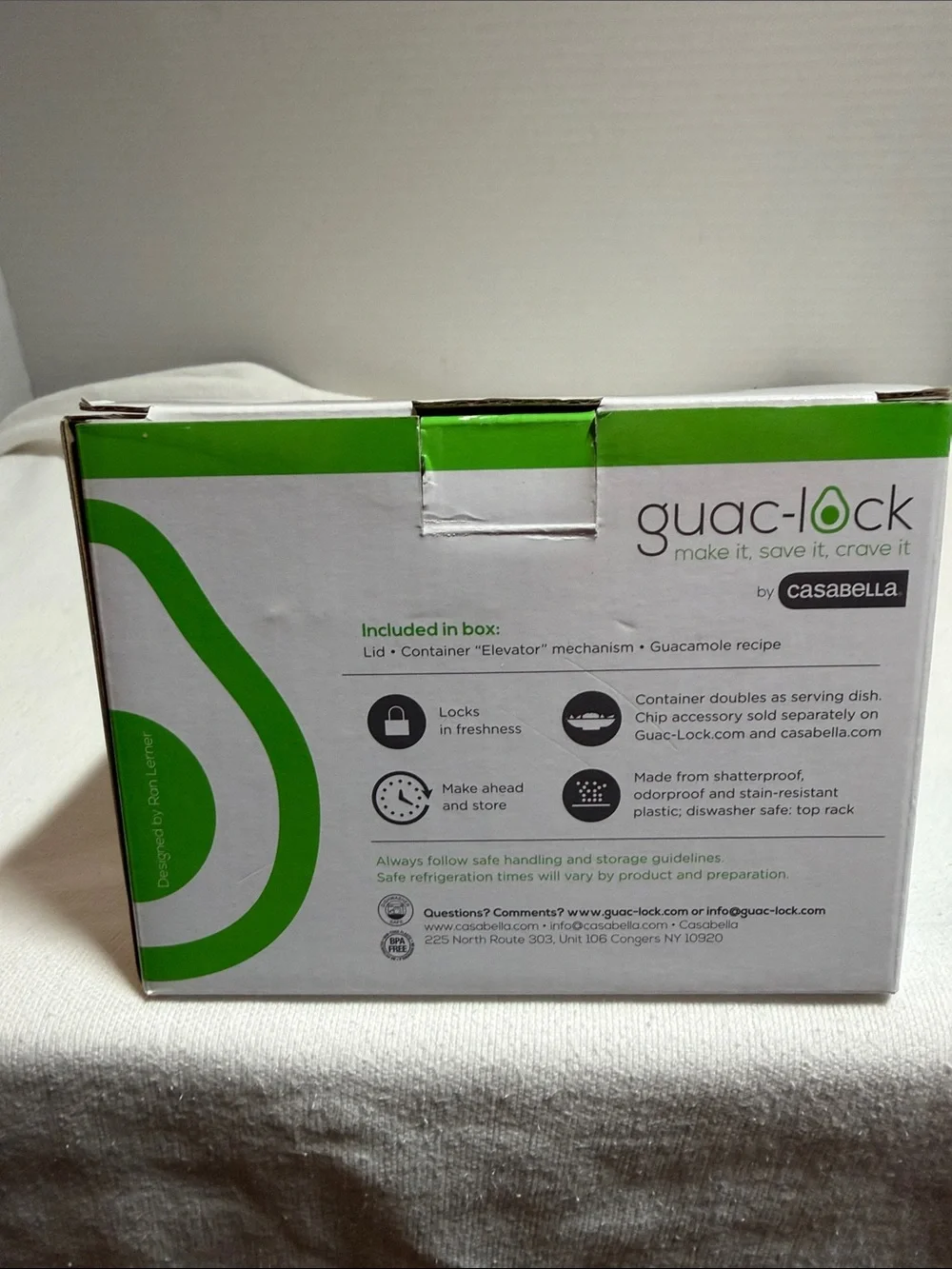Guac-Lock Avocado Keeper - Green